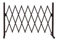 Alu Absperrgitter Scherengitter braun Schutzzaun