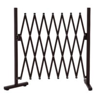 Alu Absperrgitter Scherengitter braun Schutzzaun