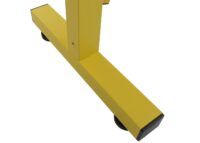 Alu Absperrgitter Scherengitter gelb schwarz 52–400 cm