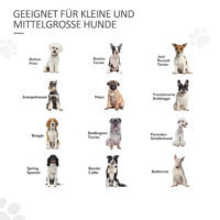 Absperrgitter für Hunde klappbar aus Holz