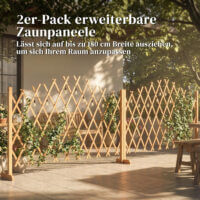 Absperrgitter Scherengitter freistehend ausziehbar 2er Set