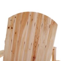 Adirondack Gartenstuhl mit Becherhalter für Balkon und Garten aus Holz