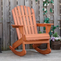 Adirondack Schaukelstuhl Gartensessel für Garten und Balkon