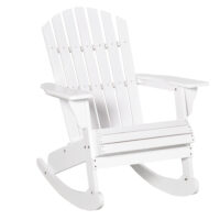 Adirondack Schaukelstuhl für Garten und Balkon weiss