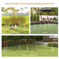 Agility Set für Hunde 4-teilig mit Tragetasche für Hundetraining