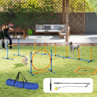 Agility Set für Hunde 7-teilig mit Hundetraining Hindernisse