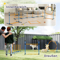 Agility Set für Hunde 7-teilig mit Hundetraining Hindernisse