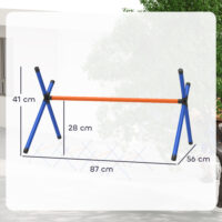Agility Set für kleine Hunde mit höhenverstellbaren Hürden