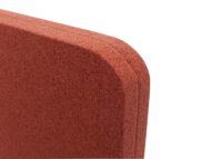 Akustik Tischtrennwand braun 60x120 cm Büro Sichtschutz und Pinnwand