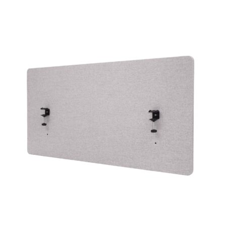 Akustik Tischtrennwand grau 60x120 cm Sichtschutz und Pinnwand