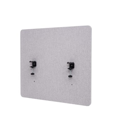 Akustik Tischtrennwand grau 65x60 cm Büro Sichtschutz Pinnwand