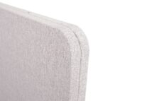 Akustik Tischtrennwand grau 65x60 cm Büro Sichtschutz Pinnwand