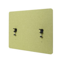 Akustik Tischtrennwand grün 60x75 cm als Sichtschutz und Pinnwand fürs Büro