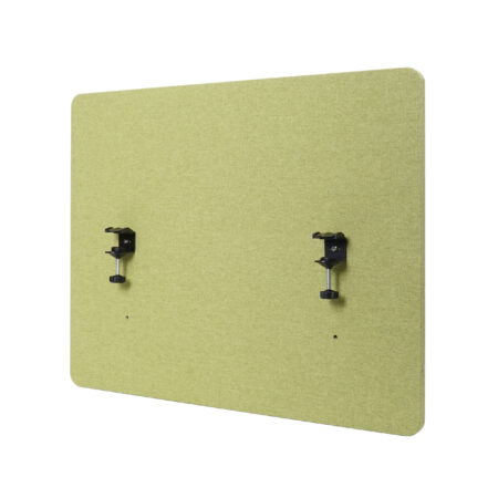 Akustik Tischtrennwand grün 60x75 cm als Sichtschutz und Pinnwand fürs Büro