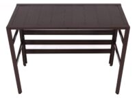 Alu Abdeckung braun für Klimaanlage und Wärmepumpe 73x90x38 cm