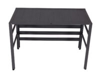 Alu Abdeckung grau für Klimaanlage und Wärmepumpe 73x90x38 cm