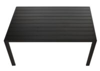 Alu-Gartentisch wetterfest 140x80cm Esstisch Outdoor anthrazit