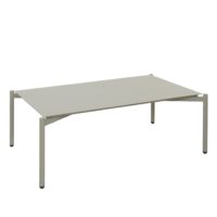 Aluminium Gartentisch Outdoor Loungetisch 105x65cm hellgrün