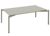 Aluminium Gartentisch Outdoor Loungetisch 105x65cm hellgrün