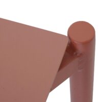 Aluminium Gartentisch Loungetisch Kaffeetisch 105x65cm terrakotta