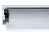 Alu Pergola Lamellen Sandy mit Lamellen und 3 Seitenwänden 3x3