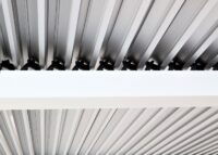 Alu Pergola Lamellen Sandy Terrassenüberdachung 3x6m weiss