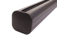 Aluminium Pfosten für WPC Zaun Stecksystem 98cm anthrazit Savon