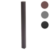 Aluminium Pfosten für WPC Zaun Stecksystem 98cm anthrazit Savon