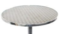 Höhenverstellbarer Alu-Stehtisch klappbar Bistrotisch Ø60cm