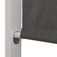 Aluminium Gartenliege XL Daybed 200cm 10cm Polster weiss grau