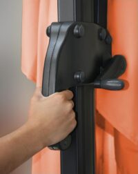 Ampelschirm Gastronomie Polyester/Alu ohne Ständer 3x3m terracotta