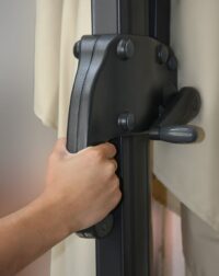 Ampelschirm Gastronomie Polyester Alu ohne Ständer 3x3m creme