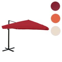 Ampelschirm Sonnenschirm Gastronomie ohne Ständer 3x3m bordeaux