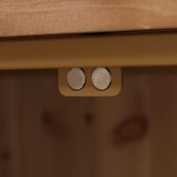 Apothekerkommode Highboard Schrank Staufächer Vintage Shabby-Look 94x80x35cm blau