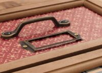 Apothekerkommode Schrank Schubladen Etikettenhalter Vintage Shabby Holz 80x91x40cm natur