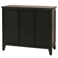 Apothekerkommode Schrank Schubladen Etikettenhalter Vintage Shabby Holz 80x91x40cm schwarz