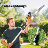 Astsäge Astschere 2-in-1 mit Teleskopstiel für hohe Äste