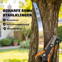 Astsäge Astschere 2-in-1 mit Teleskopstiel für hohe Äste
