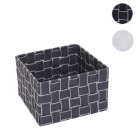 Aufbewahrungskorb Dekokorb Regalkorb Aufbewahrung 12x19x19cm dunkelgrau