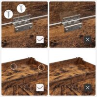 Sitzbank mit integriertem Stauraum für Schuhe oder Wohnaccessoires.