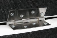 Aufbewahrungstruhe Sitzbank Leder Kunstleder 112x45x45cm weiss