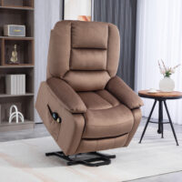 Aufstehsessel elektrisch mit Massagefunktion braun