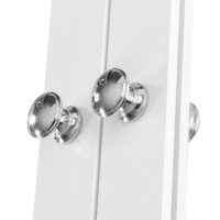 Badezimmerschrank Spiegelschrank Wandmontage Holz Weiss