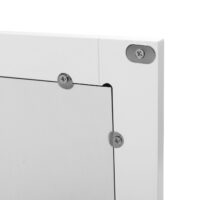 Badezimmerschrank Spiegelschrank Wandmontage Holz Weiss