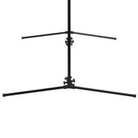 Blaues höhenverstellbares Badmintonnetz, faltbar und vielseitig für Indoor- und Outdoor-Nutzung.