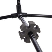 Tragbares Badmintonnetz aus PE, mit zwei einstellbaren Höhen und einer Grösse von 400x60cm, ideal für Spiel und Spass im Freien.