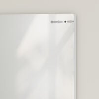 Badspiegel Wandspiegel mit Ablage für Bad und Flur weiss