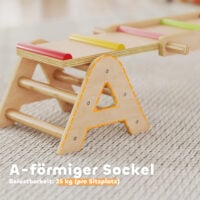 Balance Wippe Schwebebalken Balance Board für Kinder aus Holz
