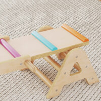 Balance Wippe Schwebebalken Balance Board für Kinder aus Holz