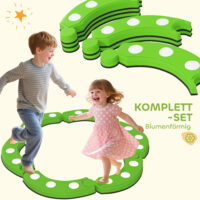 Balancierbalken für Kinder sensorisch 6-teilig 50kg grün